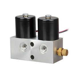 Jakość  High Pressure Air Flow Control Valve DC12V / DC24V Secondary Shunt Double Coils Fabryka