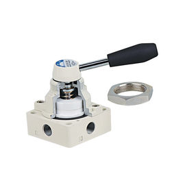 Jakość  4HV Manual Pneumatic Control Valves , NBR Seal / TC Seal Pneumatic Lever Valve With Nut Fabryka