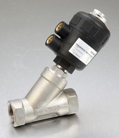 Jakość  PV800 2 / 2 Way Angle Seat Valve For Medium Up To + 180℃ Namur Type Actuator Fabryka